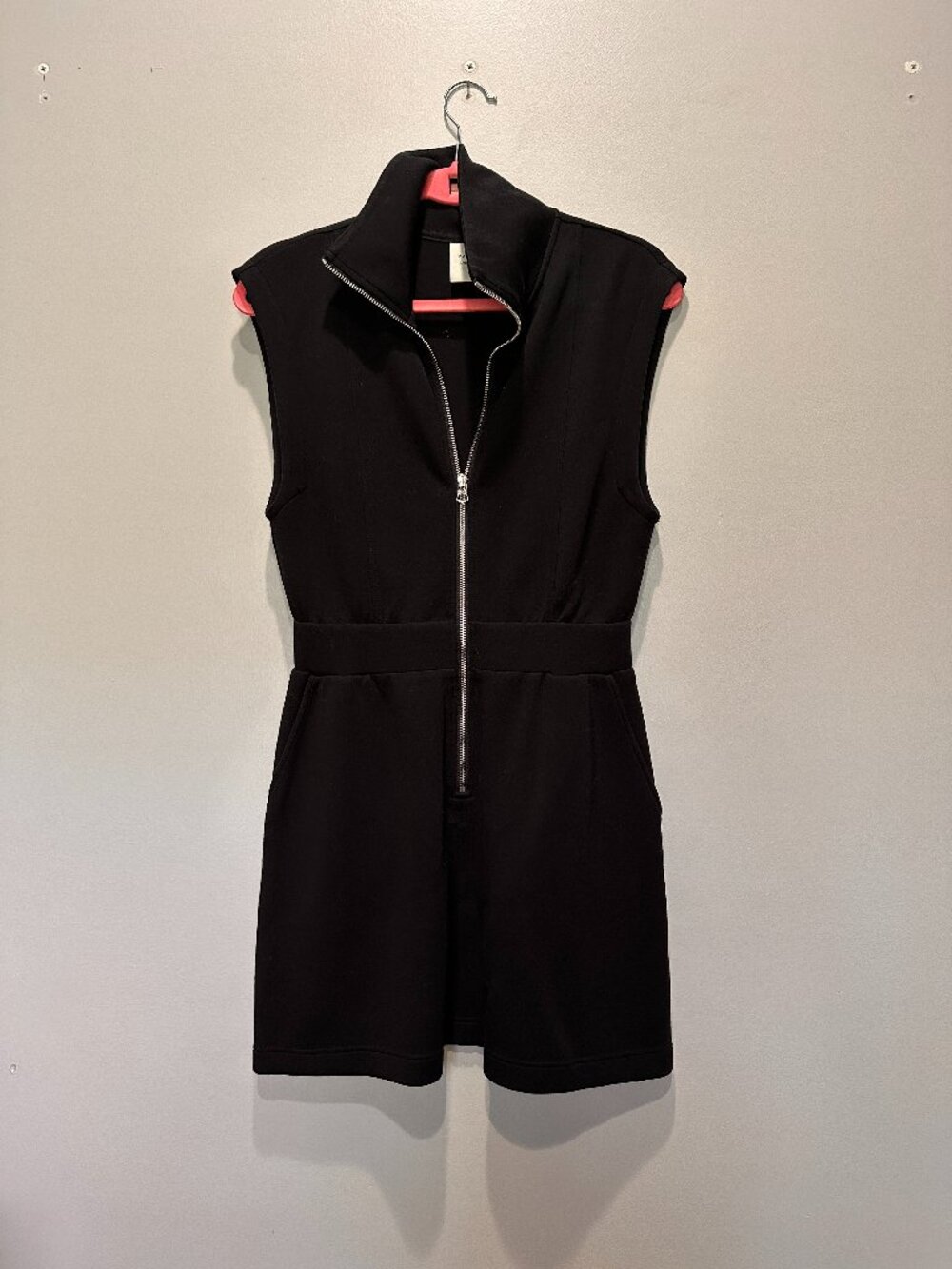 VARLEY Rosannah Zip Dress Black XS
